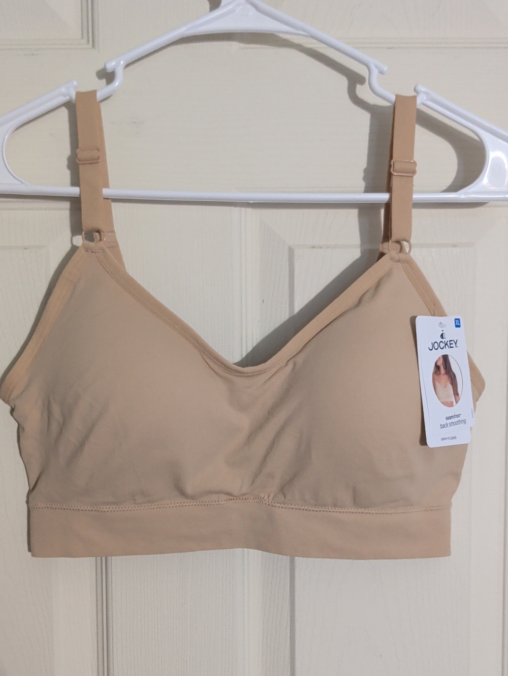 Jockey XL NWT Beige Wirefree Seamless Bra